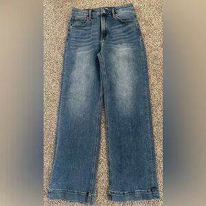 Risen Wide Leg Jeans.  Never worn! 7/28